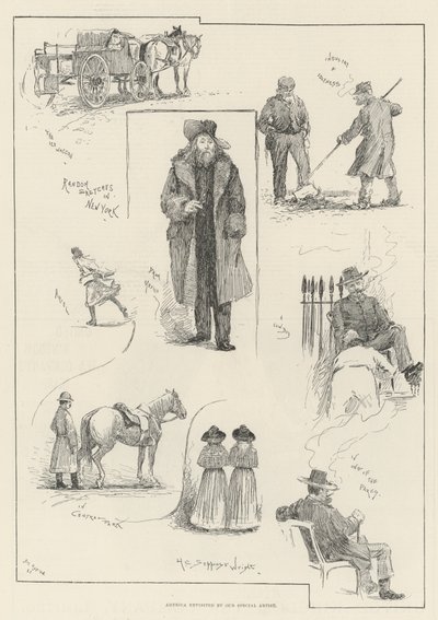 América revisitada por nuestro artista especial de Henry Charles Seppings Wright